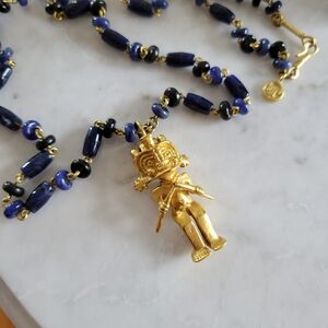 Colombian 24k Semi-Precious Necklace